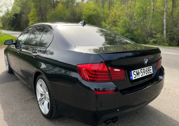 BMW Seria 5 cena 104200 przebieg: 125700, rok produkcji 2014 z Mysłowice małe 781